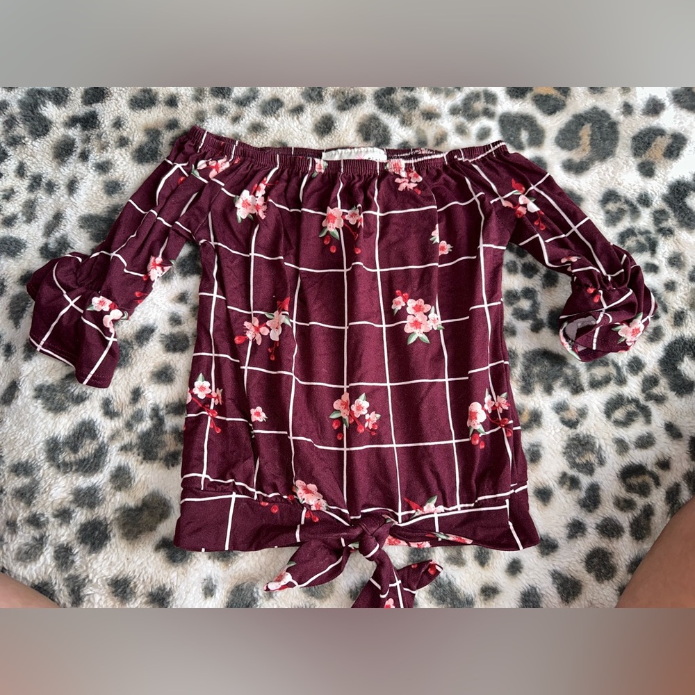 Girls knot tie top - Picture 2 of 5